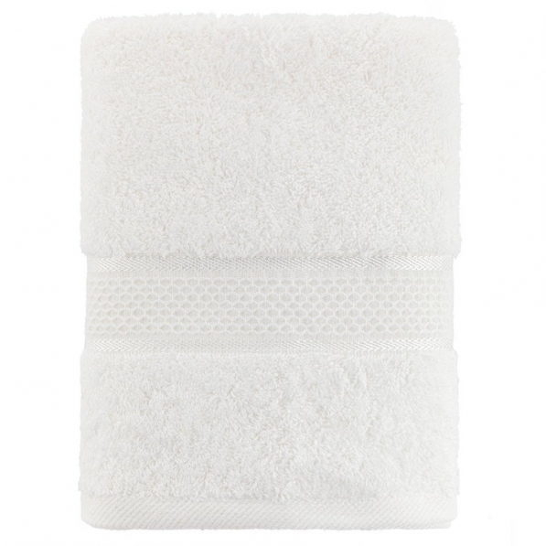 Ręcznik łazienkowy bawełniany MISS LUCY ANA BIAŁY 50 x 90 cm