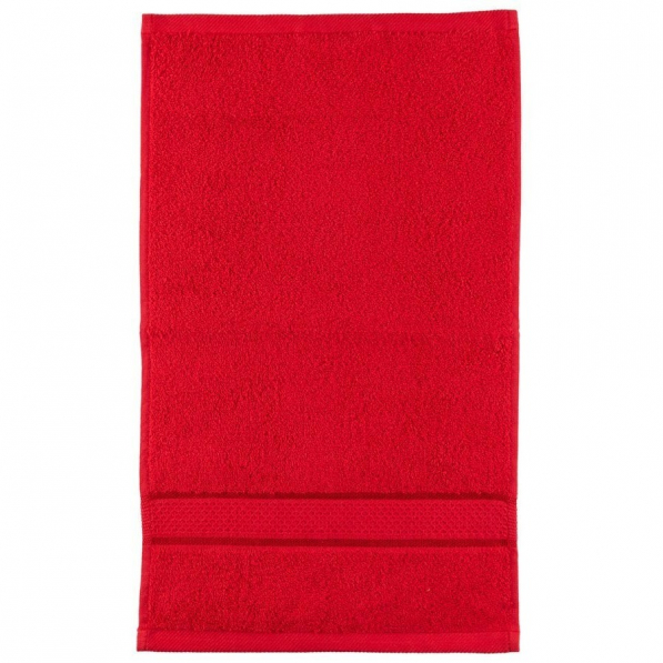 Ręcznik łazienkowy bawełniany MISS LUCY ANA CZERWONY 30 x 50 cm