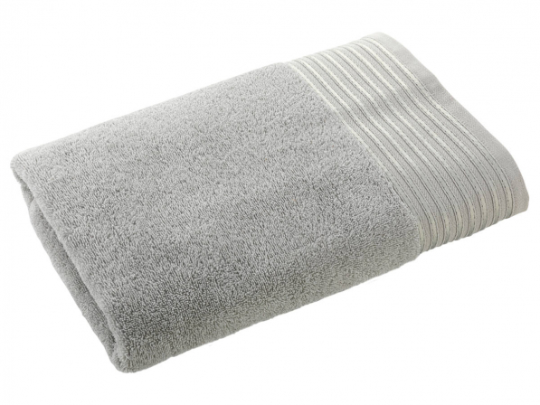 Ręcznik łazienkowy bawełniany MISS LUCY DAUNTE SZARY 50 x 90 cm
