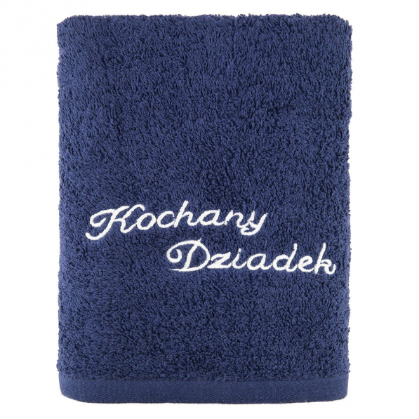 Ręcznik łazienkowy bawełniany MISS LUCY DLA DZIADKA 50 x 90 cm