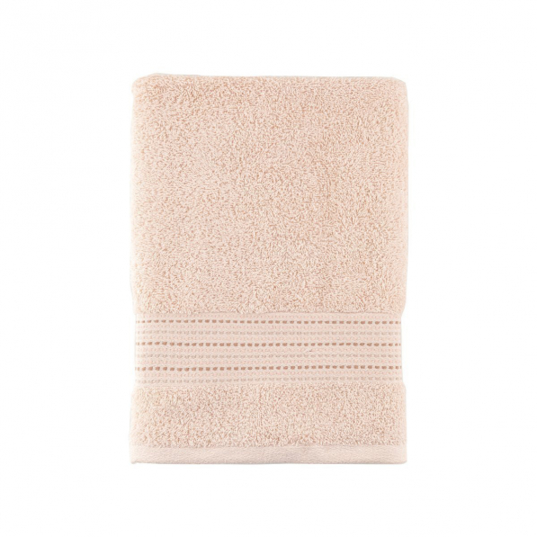 Ręcznik łazienkowy bawełniany MISS LUCY LUCA BEŻOWY 30 x 50 cm