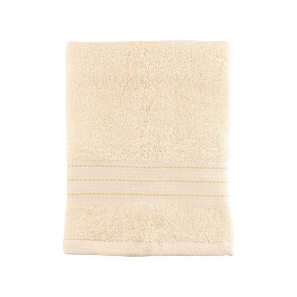Ręcznik łazienkowy bawełniany MISS LUCY LUCA ECRU 50 x 90 cm