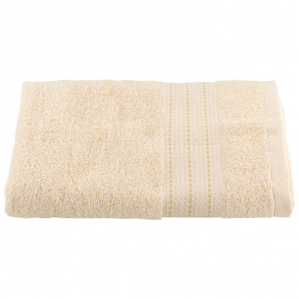 Ręcznik łazienkowy bawełniany MISS LUCY LUCA ECRU 50 x 90 cm