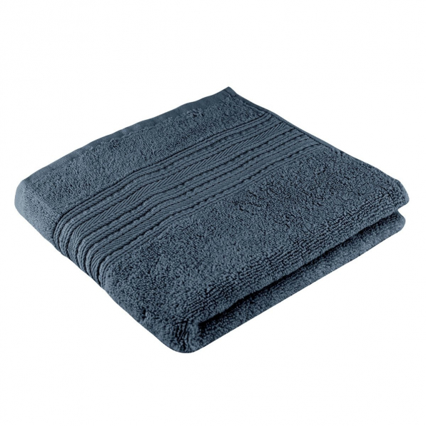 Ręcznik łazienkowy bawełniany MISS LUCY MARCO GRANATOWY 30 x 50 cm