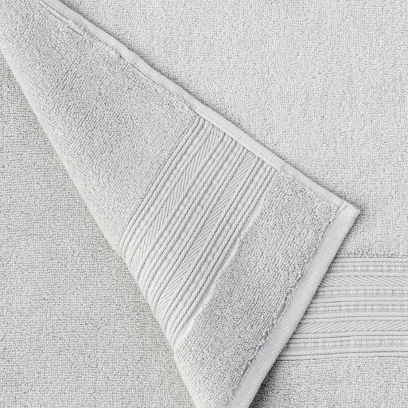 Ręcznik kąpielowy łazienkowy bawełniany MISS LUCY MARCO SZARY 70 x 140 cm