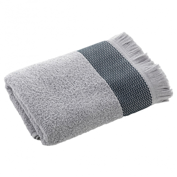 Ręcznik łazienkowy bawełniany MISS LUCY NATIKA SZARY 30 x 50 cm