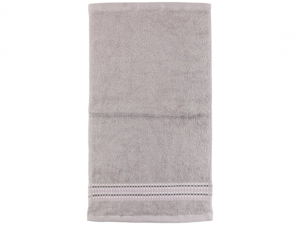 Ręcznik łazienkowy do rąk bawełniany MISS LUCY LUCA SZARY 30 x 50 cm