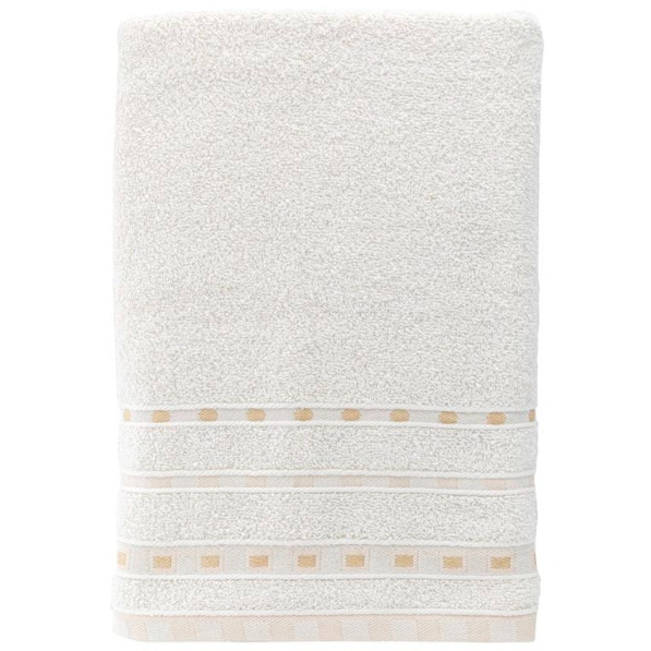 Ręcznik łazienkowy do rąk bawełniany MISS LUCY MICHAEL BASIC ECRU 30 x 50 cm