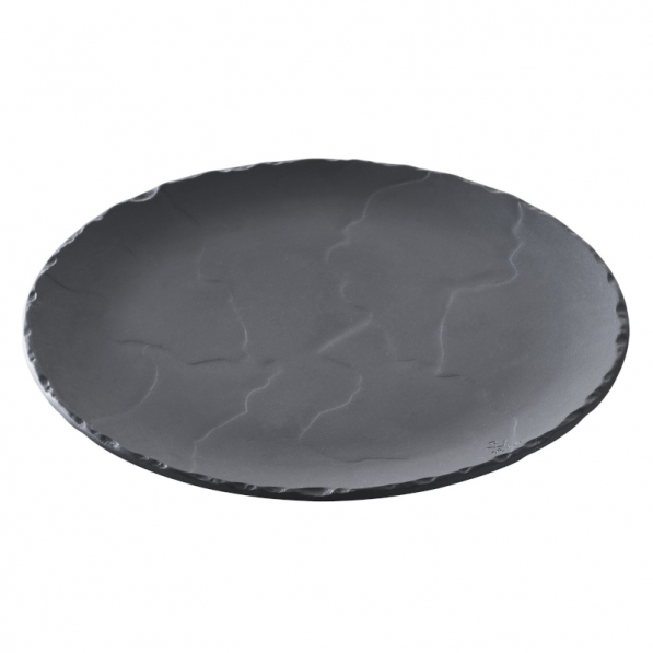 REVOL Basalt 28,5 cm czarny - talerz obiadowy porcelanowy