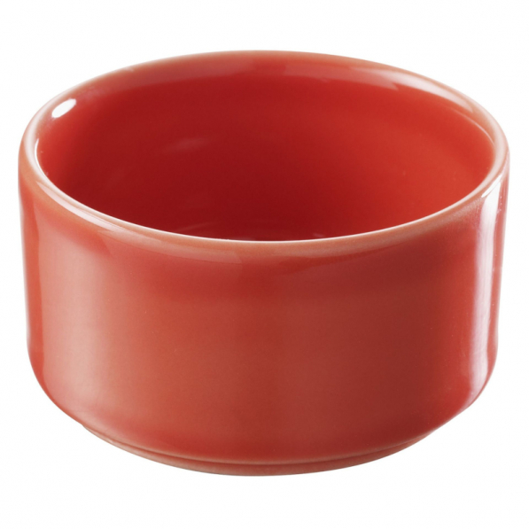 REVOL Cook & Play 60 ml czerwona – miseczka do dipów i na przekąski porcelanowa