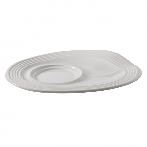 REVOL Froisses 17,5 cm biały - talerzyk / spodek porcelanowy