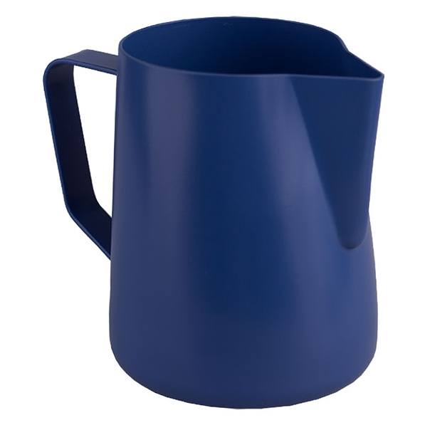 Dzbanek do spieniania mleka ze stali nierdzewnej RHINOWARES BARISTA MILK PITCHER NIEBIESKI 600 ml