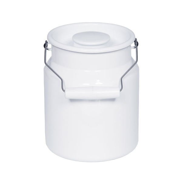 RIESS Classic Weiss 2 l - kanka na mleko emaliowana