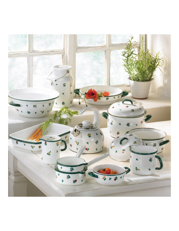 RIESS Country Gmundner Streublumen 0,85 l - misa na owoce emaliowana