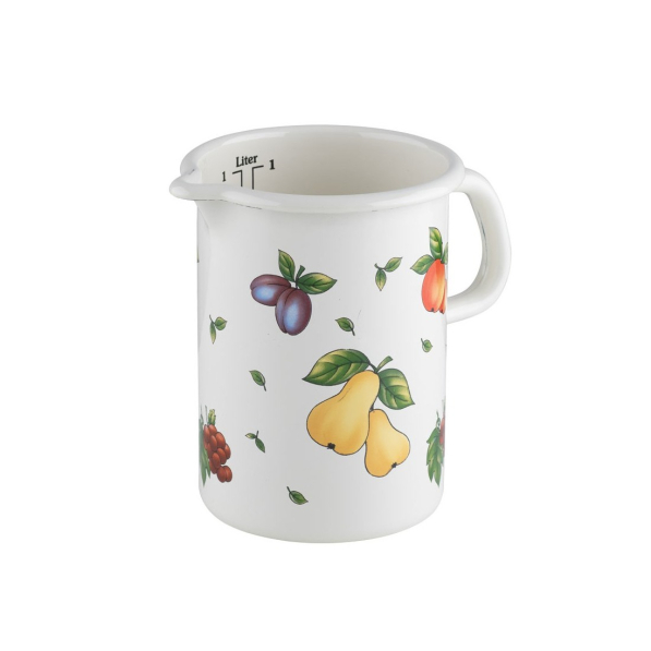 RIESS Country Fruit Garden 1 l - miarka kuchenna emaliowana