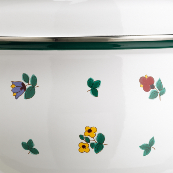 RIESS Country Gmundner Streublumen 4 l - miska emaliowana