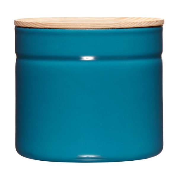 RIESS Silent Blue 1,3 l - pojemnik emaliowany pokrywką