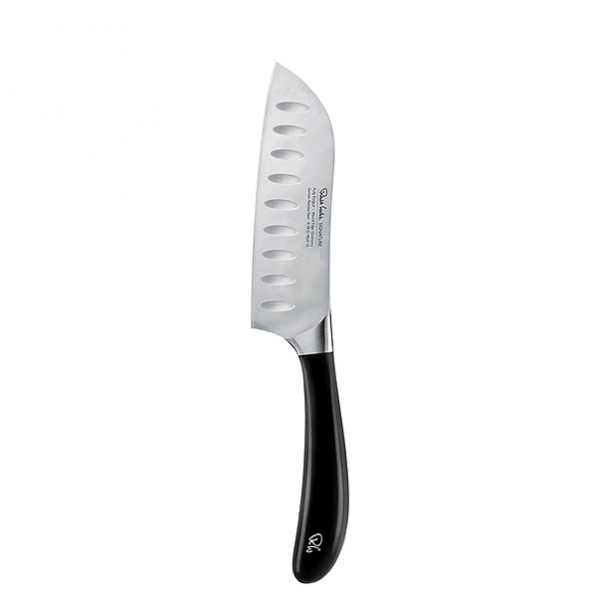 ROBERT WELCH Signature 11 cm czarny - nóż Santoku ze stali nierdzewnej