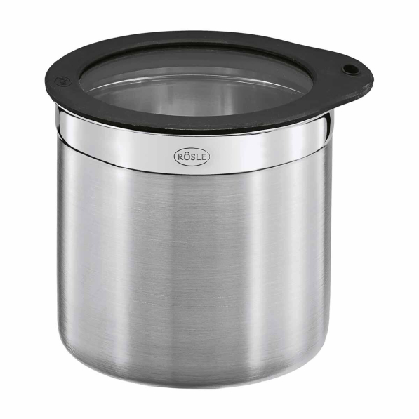 ROESLE 1,4 l - pojemnik na produkty sypkie ze stali nierdzewnej z pokrywką