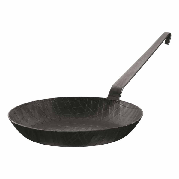 ROESLE 28 cm - patelnia głęboka cygańska kuta na ognisko