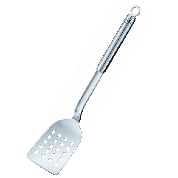 ROESLE Rundgriff 34,5 cm - łopatka kuchenna perforowana do patelni ze stali nierdzewnej