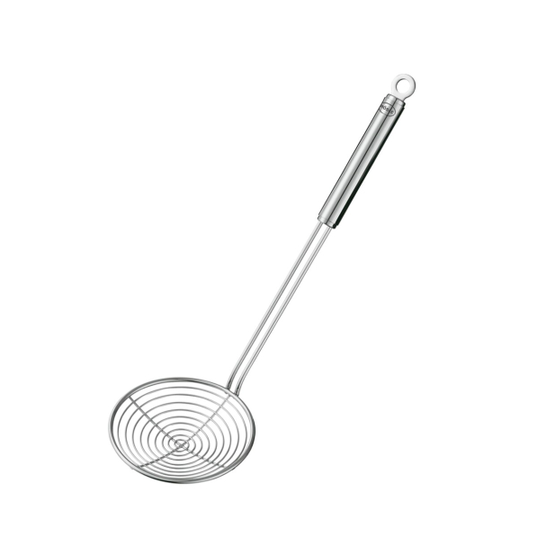 ROESLE Rundgriff 39 cm - łyżka cedzakowa / szumówka ze stali nierdzewnej