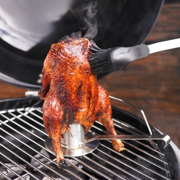 ROESLE BBQ - stojak do pieczenia / grillowania kurczaka ze stali nierdzewnej