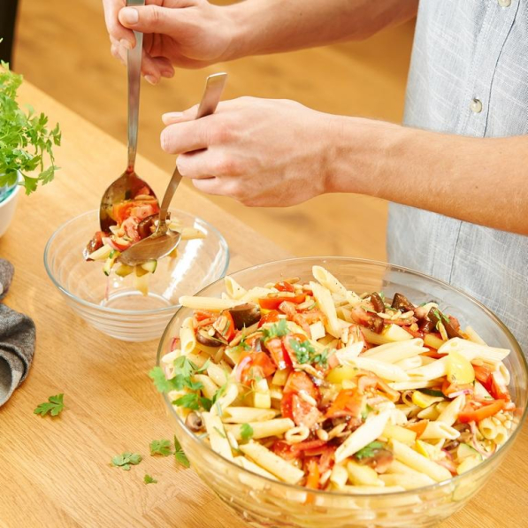 ROESLE V600 2 szt. - łyżki / sztućce do sałatek ze stali nierdzewnej