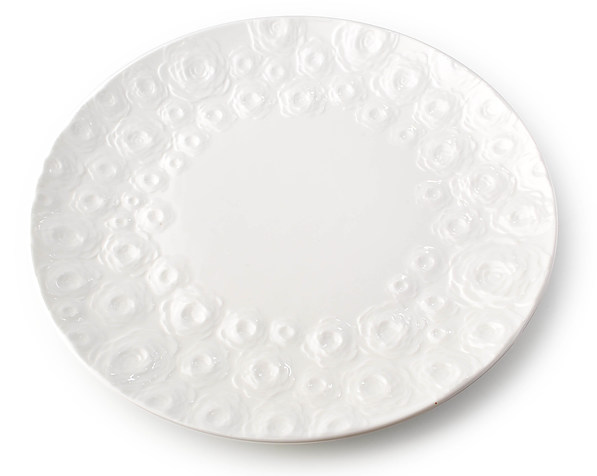 Komplet talerzy obiadowych porcelanowy AFFEK DESIGN ROSE 27 cm (2 el.)