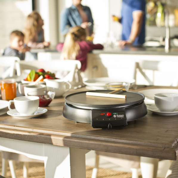 RUSSELL HOBBS Fiesta 1000 W czarna - naleśnikarka