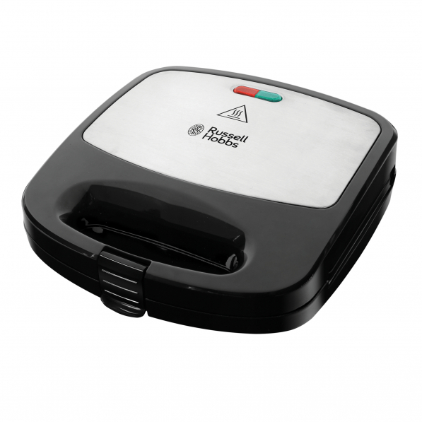 RUSSELL HOBBS Fiesta 3 In 1 Deep Fill Snack Maker 760 W czarny - opiekacz do kanapek elektryczny 