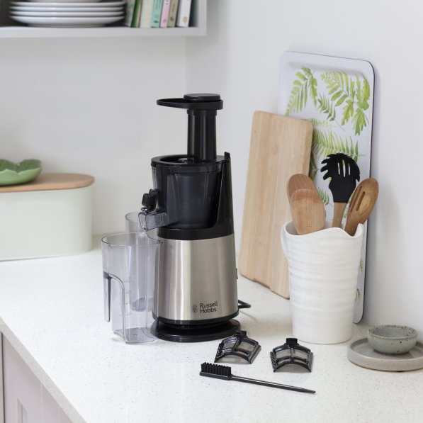 RUSSELL HOBBS Slow Juicer 150 W - sokowirówka / wyciskarka do soków wolnoobrotowa