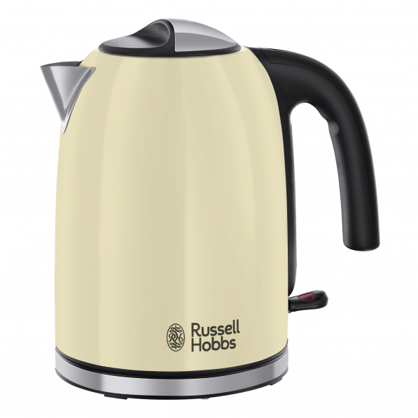 RUSSELL HOBBS Colours Plus Classic Cream 1,7 l kremowy - czajnik elektryczny bezprzewodowy ze stali nierdzewnej