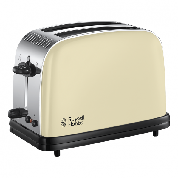 RUSSELL HOBBS Colours Plus Classic Cream 1670 W kremowy - toster / opiekacz do kanapek elektryczny ze stali nierdzewnej