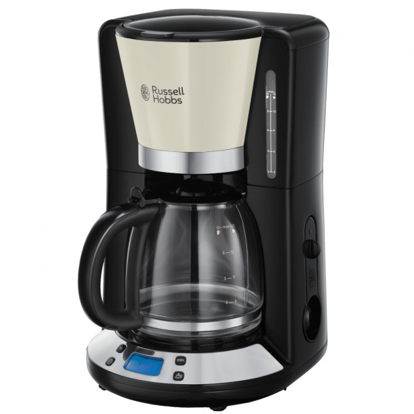 RUSSELL HOBBS Colours Plus Classic Cream Coffee Maker 1100 W kremowy - ekspres do kawy przelewowy ze stali nierdzewnej