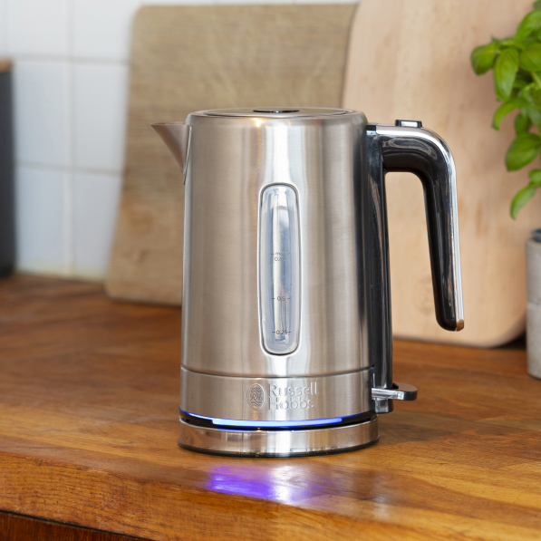 RUSSELL HOBBS Compact Home 0,8 l - czajnik elektryczny bezprzewodowy ze stali nierdzewnej