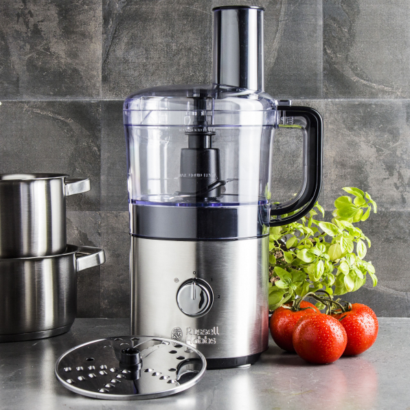 RUSSELL HOBBS Compact Home Food Processor 500 W - siekacz / krajalnica do warzyw elektryczna ze stali nierdzewnej