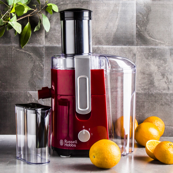 RUSSELL HOBBS Desire Juicer 550 W czerwona - sokowirówka / wyciskarka do soków