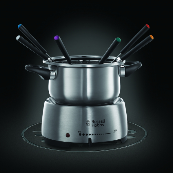 RUSSELL HOBBS Fiesta 2 l - zestaw do fondue elektryczny ze stali nierdzewnej