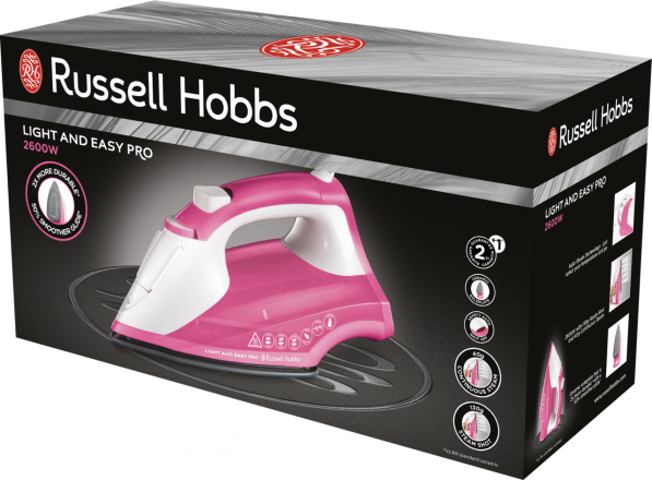 RUSSELL HOBBS Light And Easy Pro 2600 W - żelazko parowe