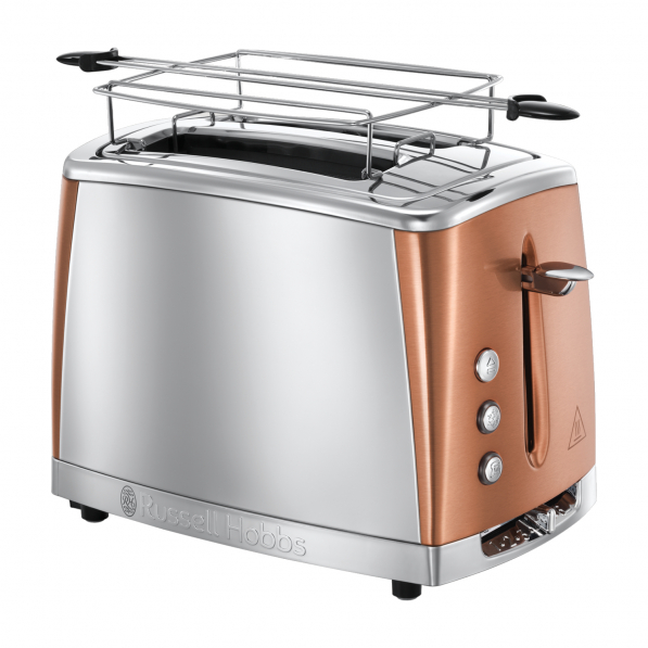 RUSSELL HOBBS Luna 1550 W - toster / opiekacz do kanapek elektryczny ze stali nierdzewnej