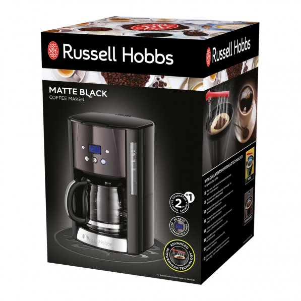 RUSSELL HOBBS Matte Black - ekspres do kawy przelewowy