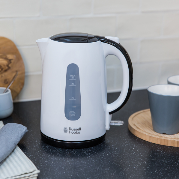 RUSSELL HOBBS My Breakfast 1,7 l biały - czajnik elektryczny bezprzewodowy