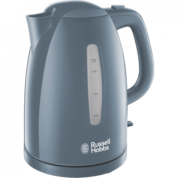 RUSSELL HOBBS Textures Grey Kettle 1,7 l szary - czajnik elektryczny bezprzewodowy