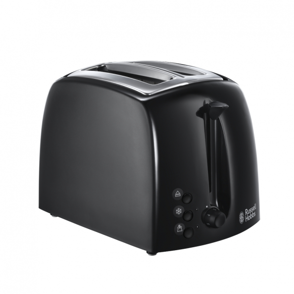 RUSSELL HOBBS Textures Plus Toaster 850 W czarny - toster / opiekacz do kanapek elektryczny