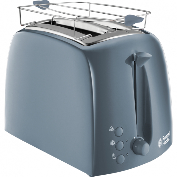 RUSSELL HOBBS Textures Toaster 850 W szary - toster / opiekacz do kanapek elektryczny