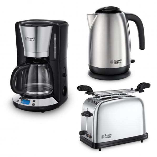 RUSSELL HOBBS Victory 3 el. - ekspres do kawy przelewowy z tosterem i czajnikiem