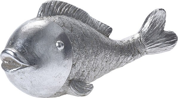 Ryba 55X18,5X21CM srebrna