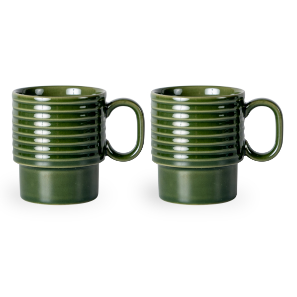 SAGAFORM Coffee And More 250 ml 2 szt. - filiżanki do kawy i herbaty ceramiczne