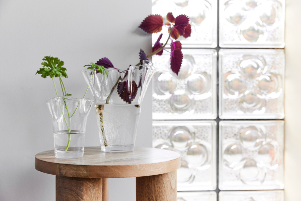 SAGAFORM Interior Viva 14,5 cm - wazon na kwiaty szklany